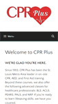 Mobile Screenshot of cprplustraining.net